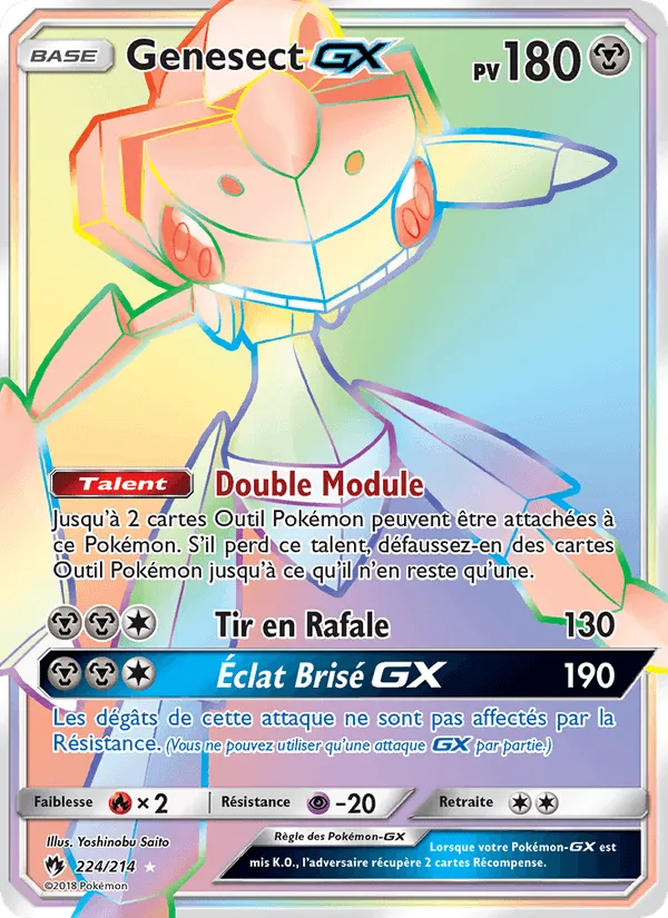 Genesect GX · Tonnerre Perdu 224/214