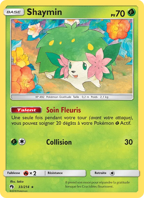 Shaymin · Tonnerre Perdu 33/214