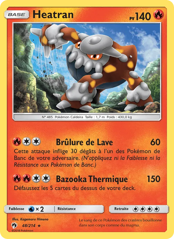 Heatran · Tonnerre Perdu 48/214