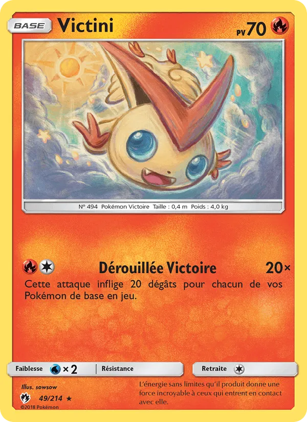 Victini · Tonnerre Perdu 49/214