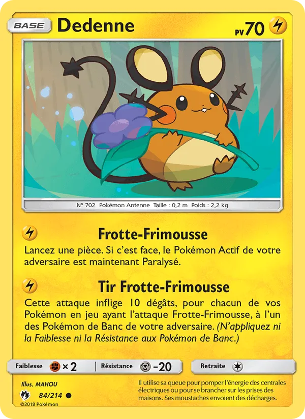 Dedenne · Tonnerre Perdu 84/214