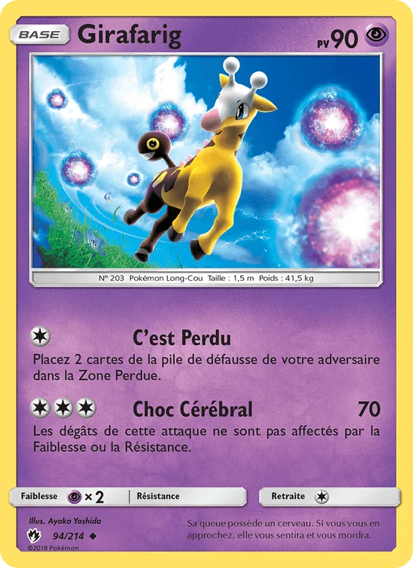 Girafarig · Tonnerre Perdu 94/214