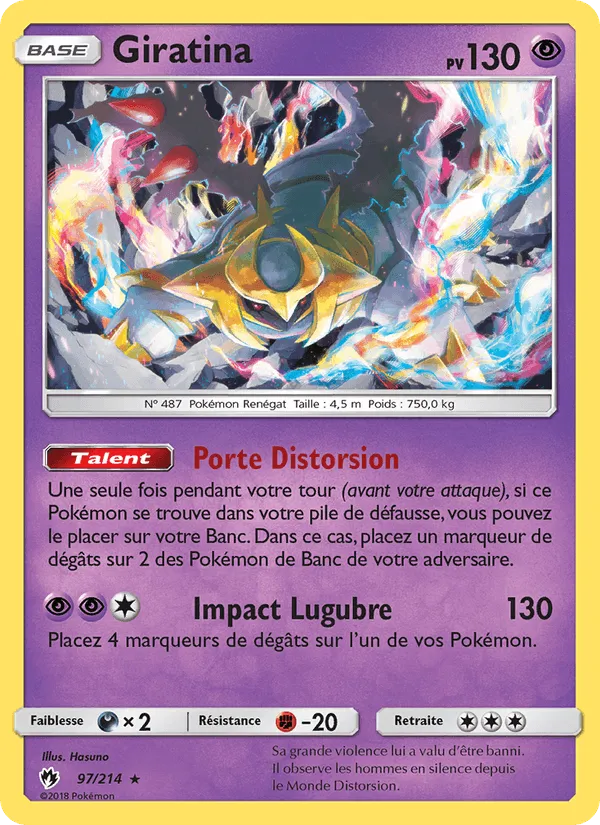 Giratina · Tonnerre Perdu 97/214