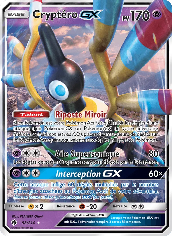 Cryptéro GX · Tonnerre Perdu 98/214