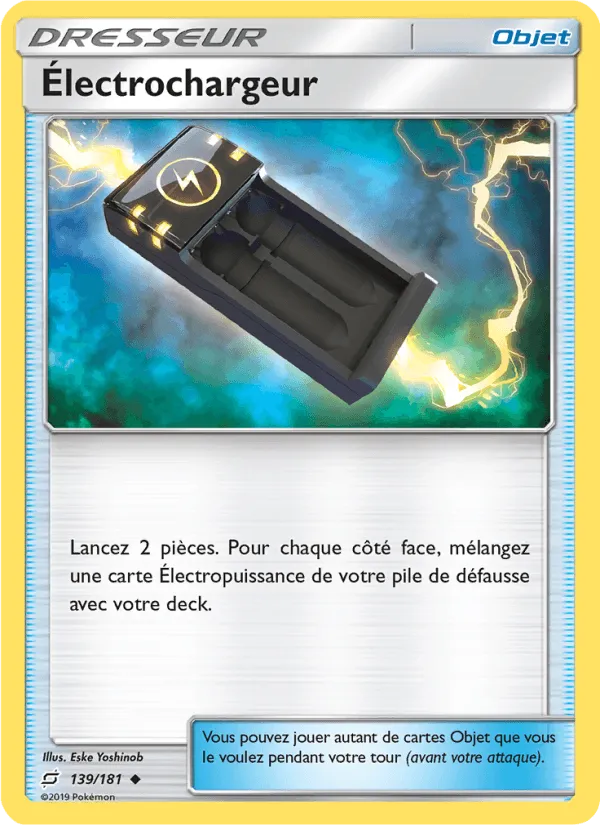 Électrochargeur · Duo de Choc 139/181