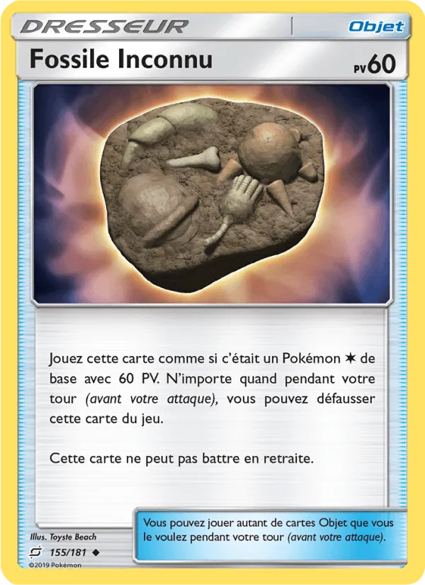 Fossile Inconnu · Duo de Choc 155/181
