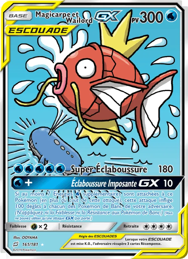 Magicarpe et Wailord GX · Duo de Choc 161/181