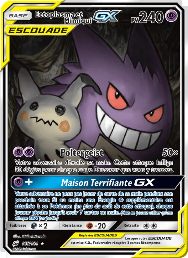 Ectoplasma et Mimiqui GX · Duo de Choc 165/181