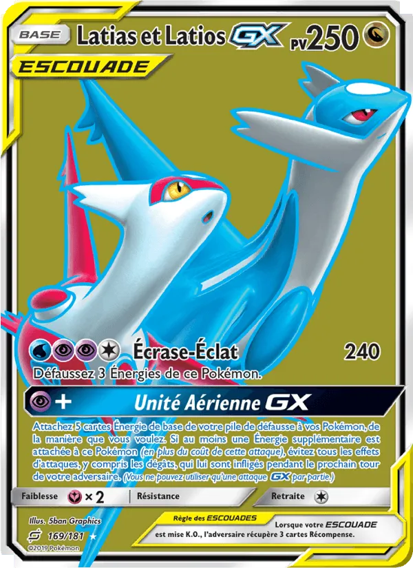 Latias et Latios GX · Duo de Choc 169/181