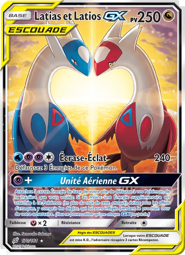 Latias et Latios GX · Duo de Choc 170/181