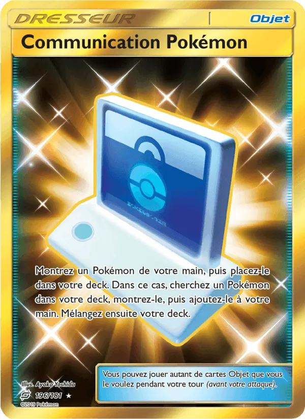 Communication Pokémon · Duo de Choc 196/181