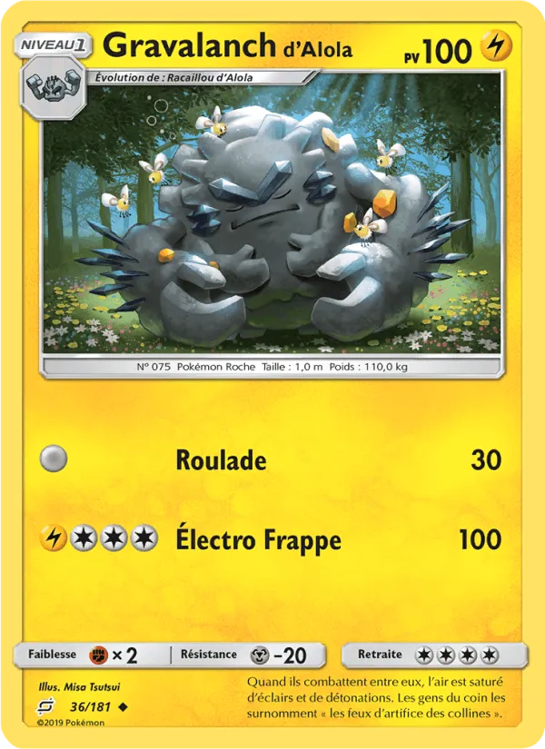 Gravalanch d’Alola · Duo de Choc 36/181