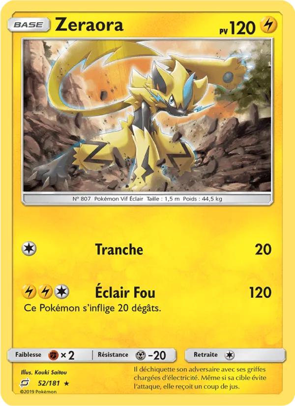 Zeraora · Duo de Choc 52/181