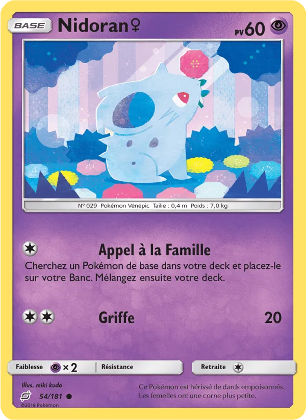 Nidoran♀ · Duo de Choc 54/181