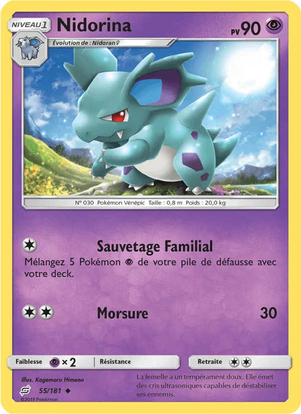 Nidorina · Duo de Choc 55/181