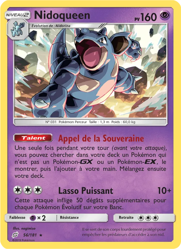 Nidoqueen · Duo de Choc 56/181
