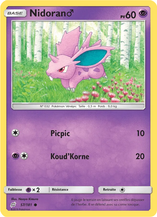 Nidoran♂ · Duo de Choc 57/181