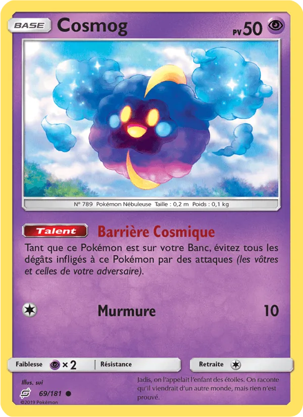 Cosmog · Duo de Choc 69/181