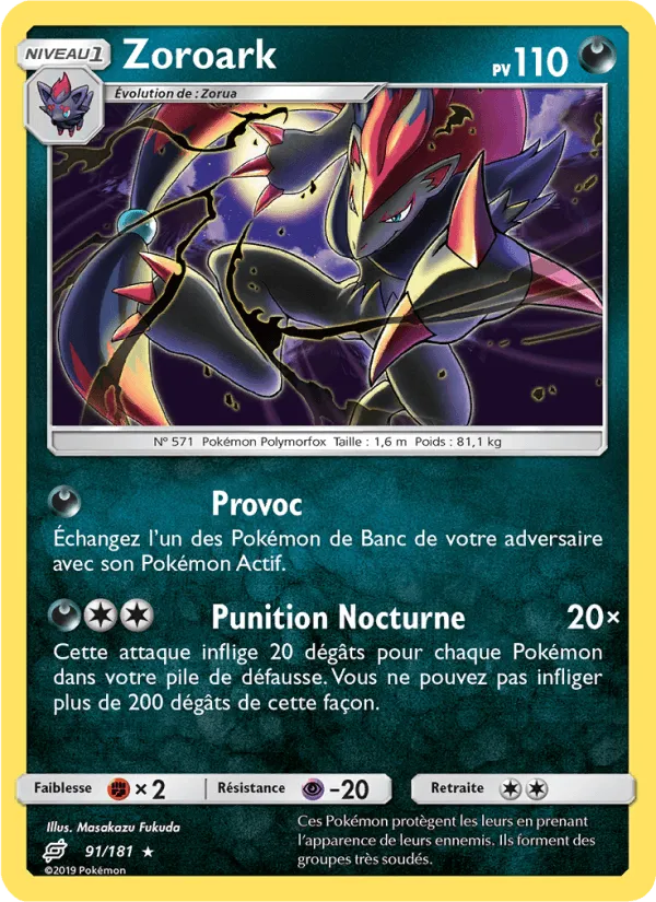 Zoroark · Duo de Choc 91/181