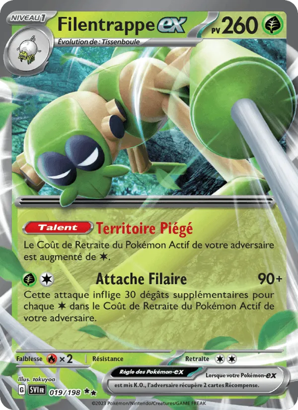 Filentrappe-ex · Écarlate et Violet 019/198