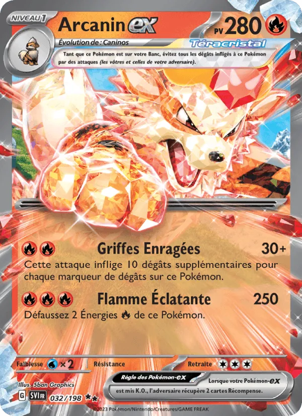 Arcanin-ex · Écarlate et Violet 032/198