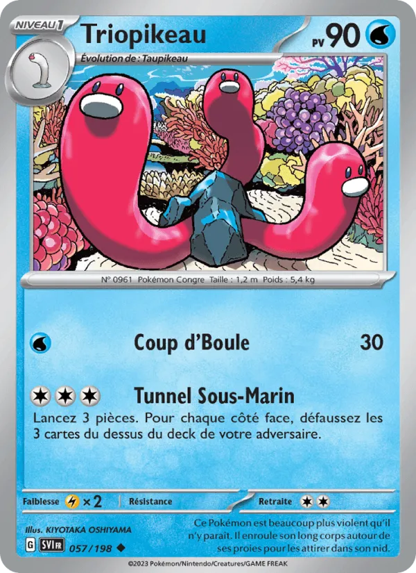 Triopikeau · Écarlate et Violet 057/198