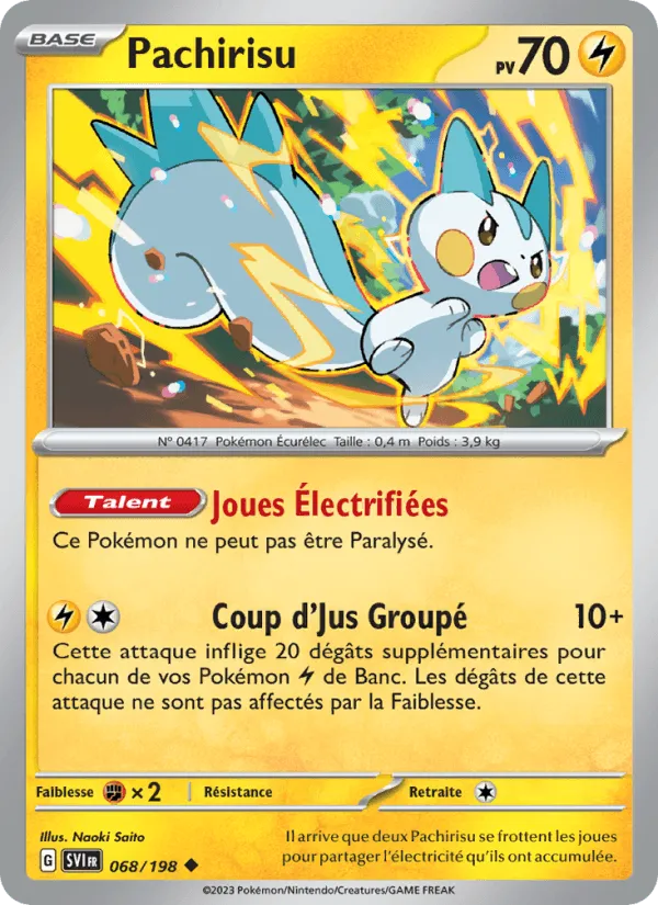 Pachirisu · Écarlate et Violet 068/198