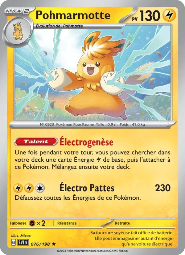Pohmarmotte · Écarlate et Violet 076/198