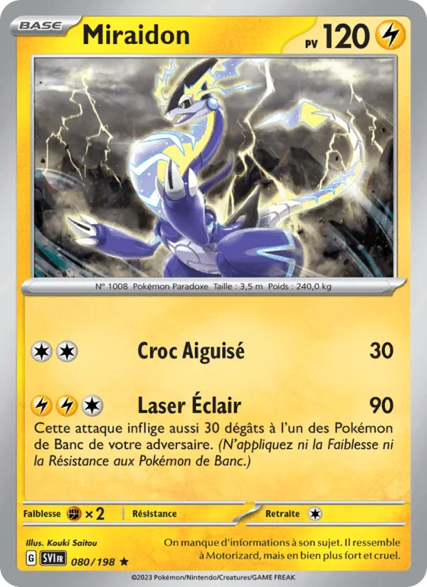 Miraidon · Écarlate et Violet 080/198