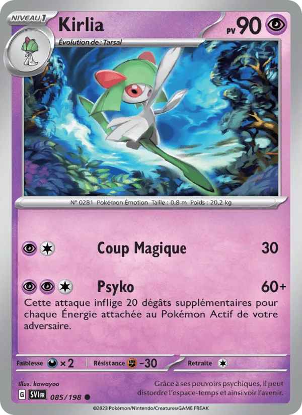 Kirlia · Écarlate et Violet 085/198