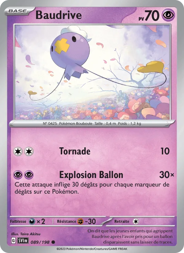 Baudrive · Écarlate et Violet 089/198