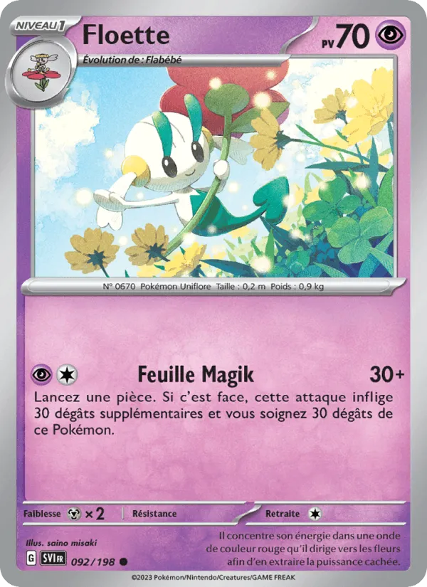 Floette · Écarlate et Violet 092/198