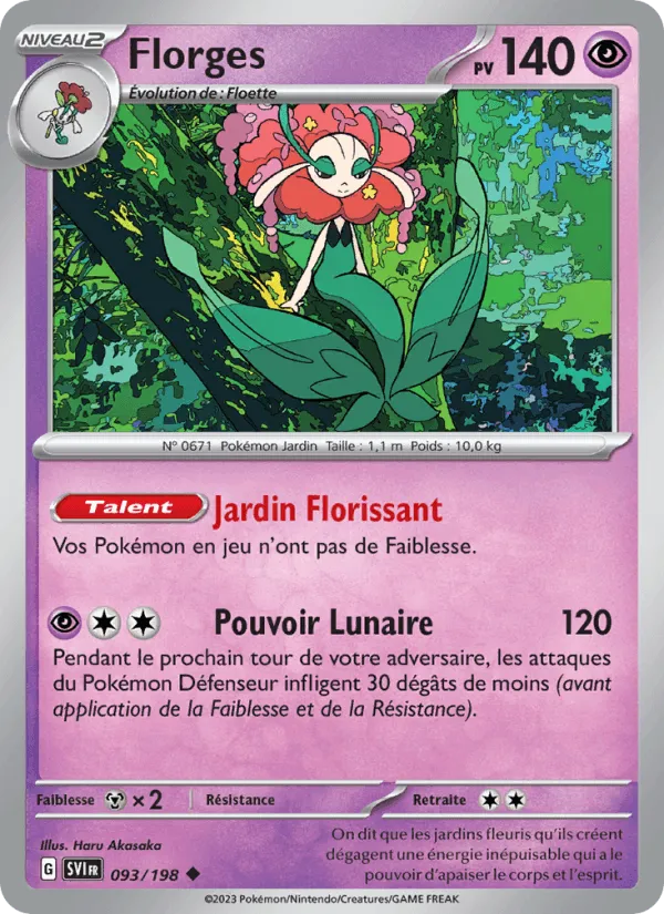 Florges · Écarlate et Violet 093/198