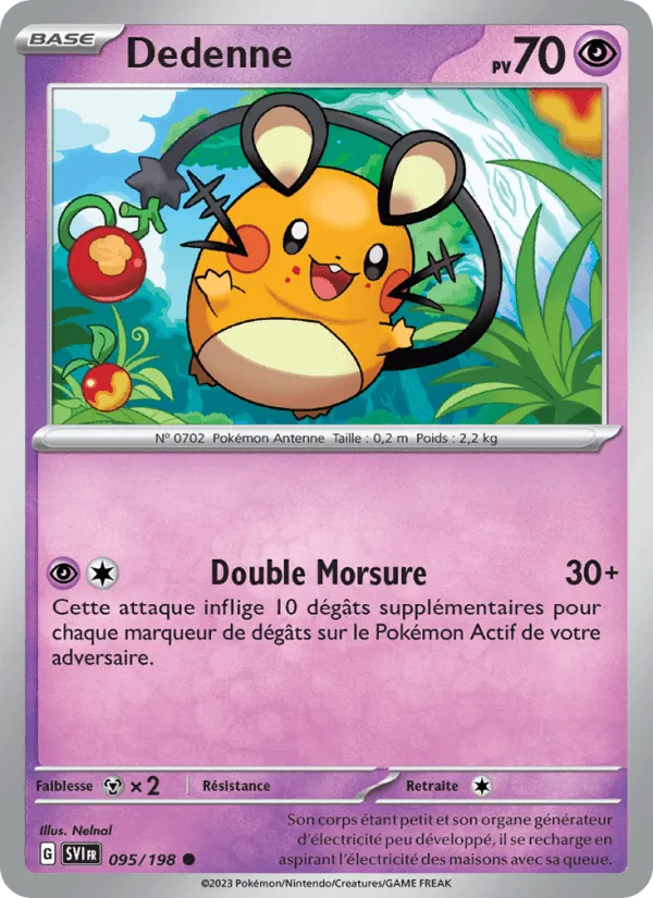 Dedenne · Écarlate et Violet 095/198