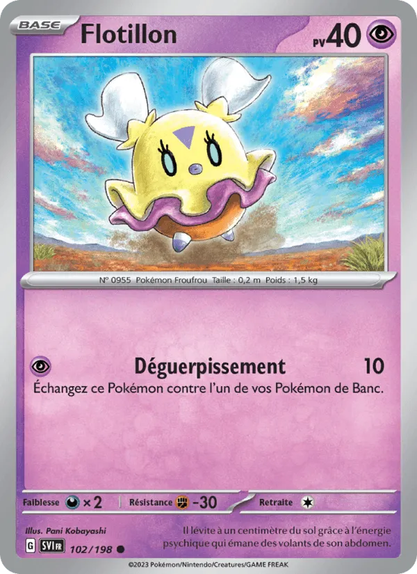 Flotillon · Écarlate et Violet 102/198