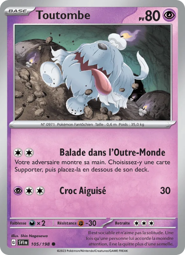 Toutombe · Écarlate et Violet 105/198