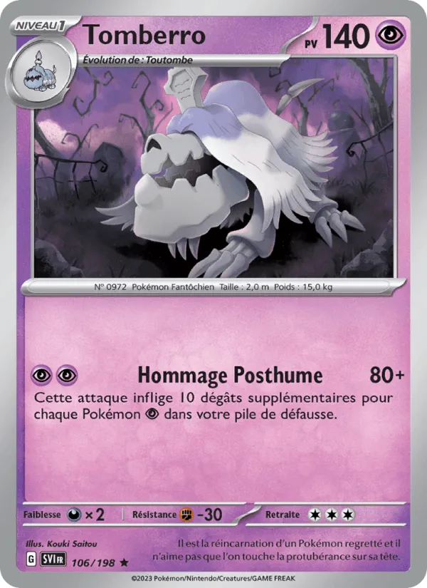 Tomberro · Écarlate et Violet 106/198