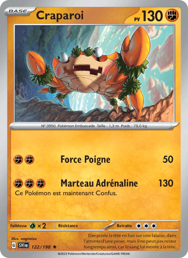 Craparoi · Écarlate et Violet 122/198