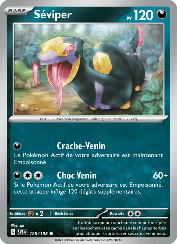 Séviper · Écarlate et Violet 128/198