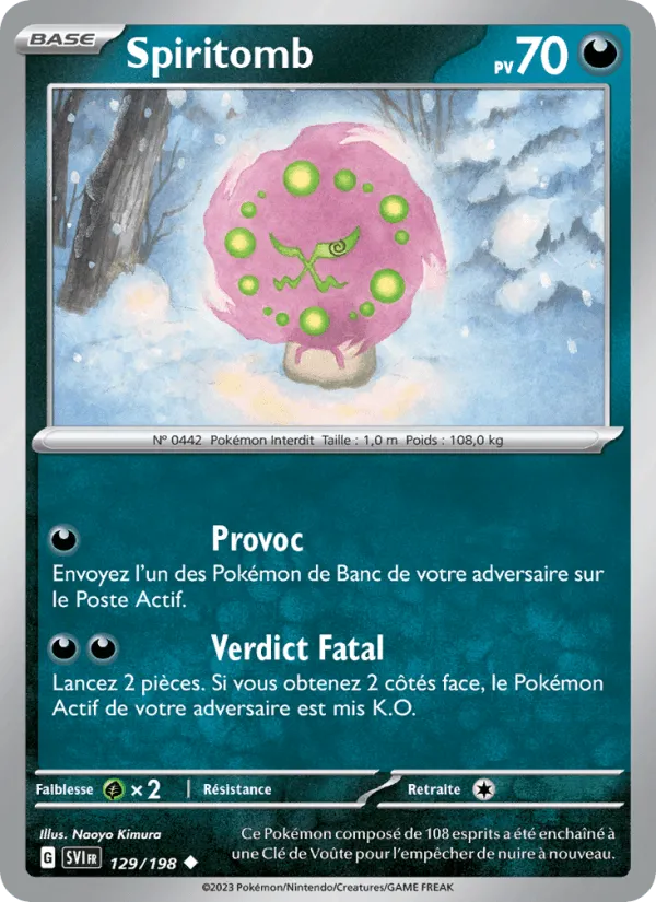 Spiritomb · Écarlate et Violet 129/198