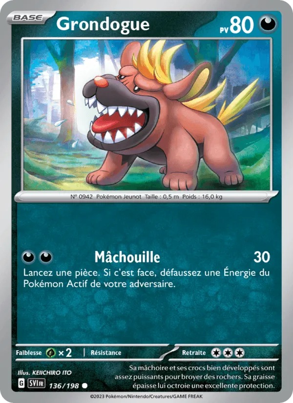 Grondogue · Écarlate et Violet 136/198