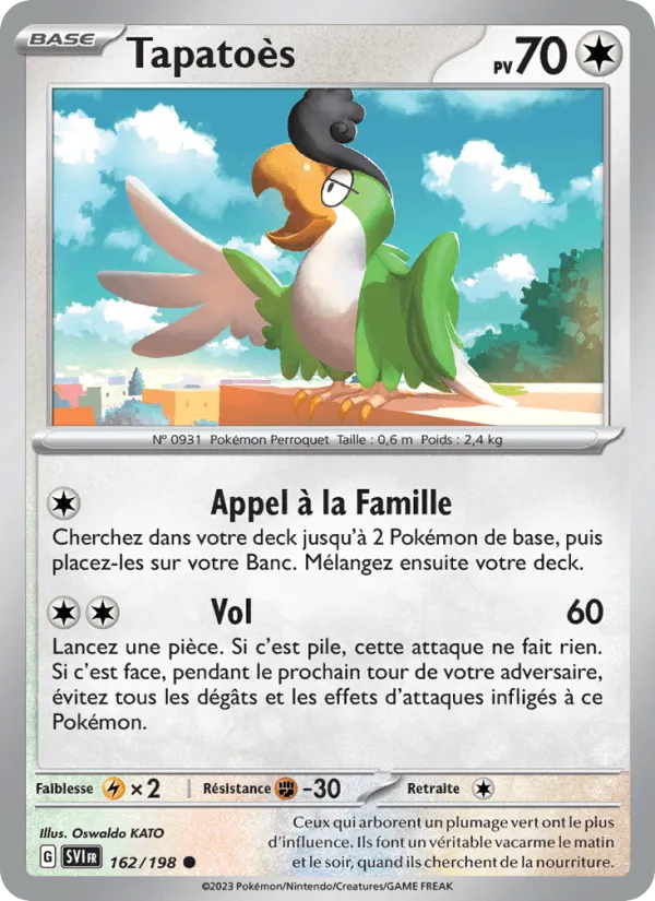 Tapatoès · Écarlate et Violet 162/198