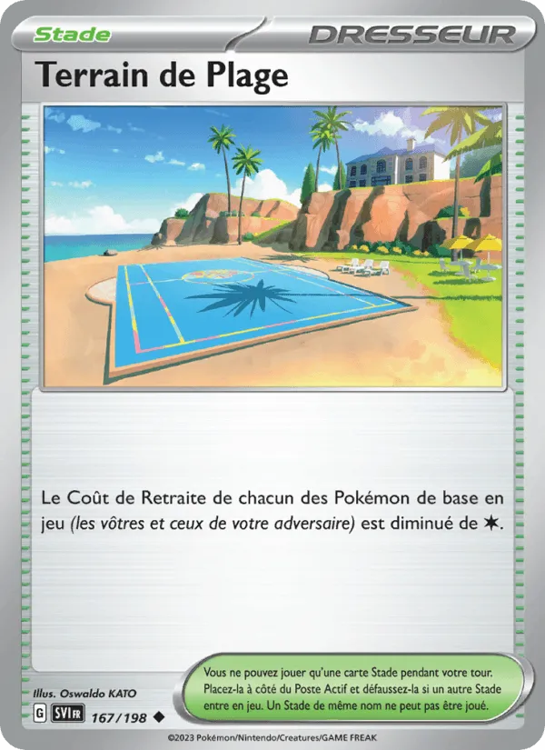 Terrain de Plage · Écarlate et Violet 167/198