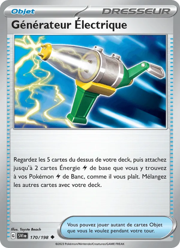 Générateur Électrique · Écarlate et Violet 170/198