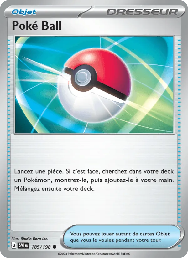 Poké Ball · Écarlate et Violet 185/198