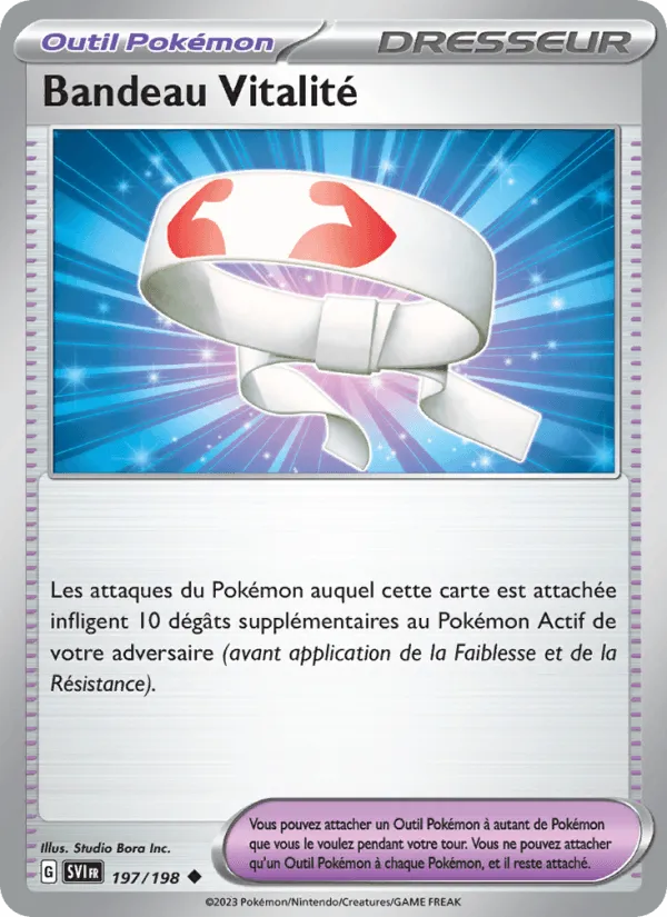Bandeau Vitalité · Écarlate et Violet 197/198