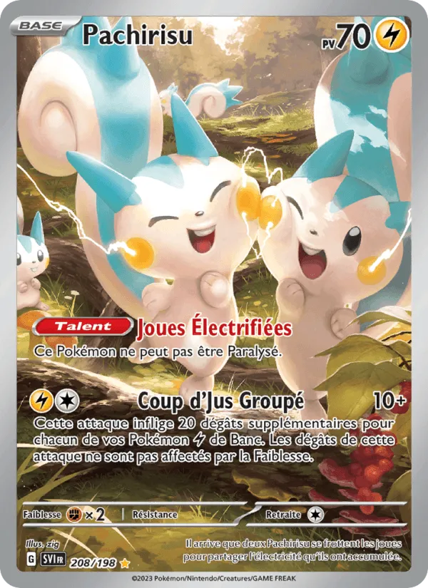 Pachirisu · Écarlate et Violet 208/198