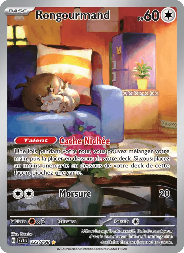 Rongourmand · Écarlate et Violet 222/198
