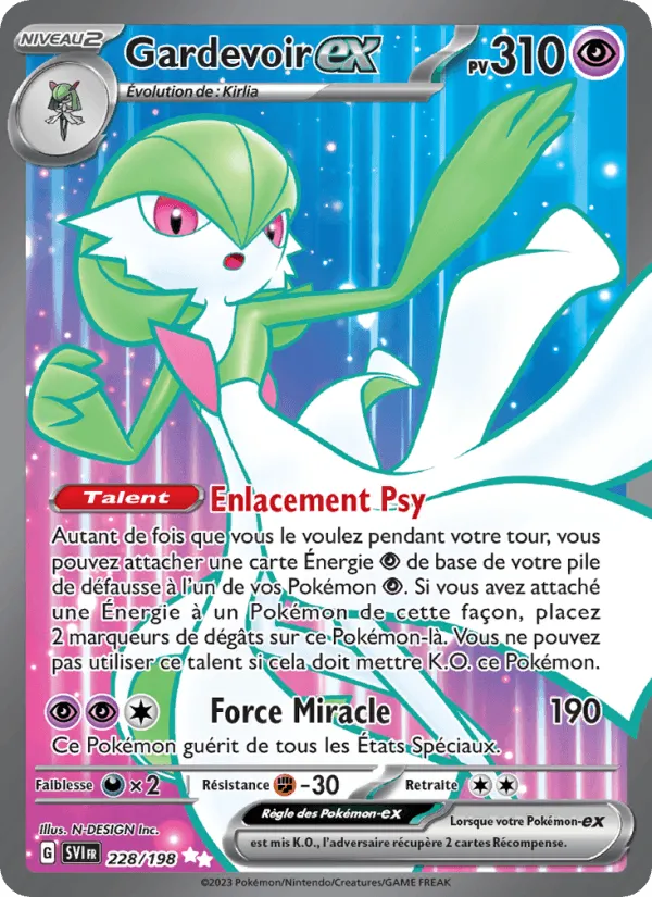 Gardevoir-ex · Écarlate et Violet 228/198