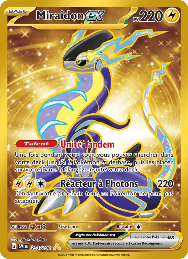 Miraidon-ex · Écarlate et Violet 253/198